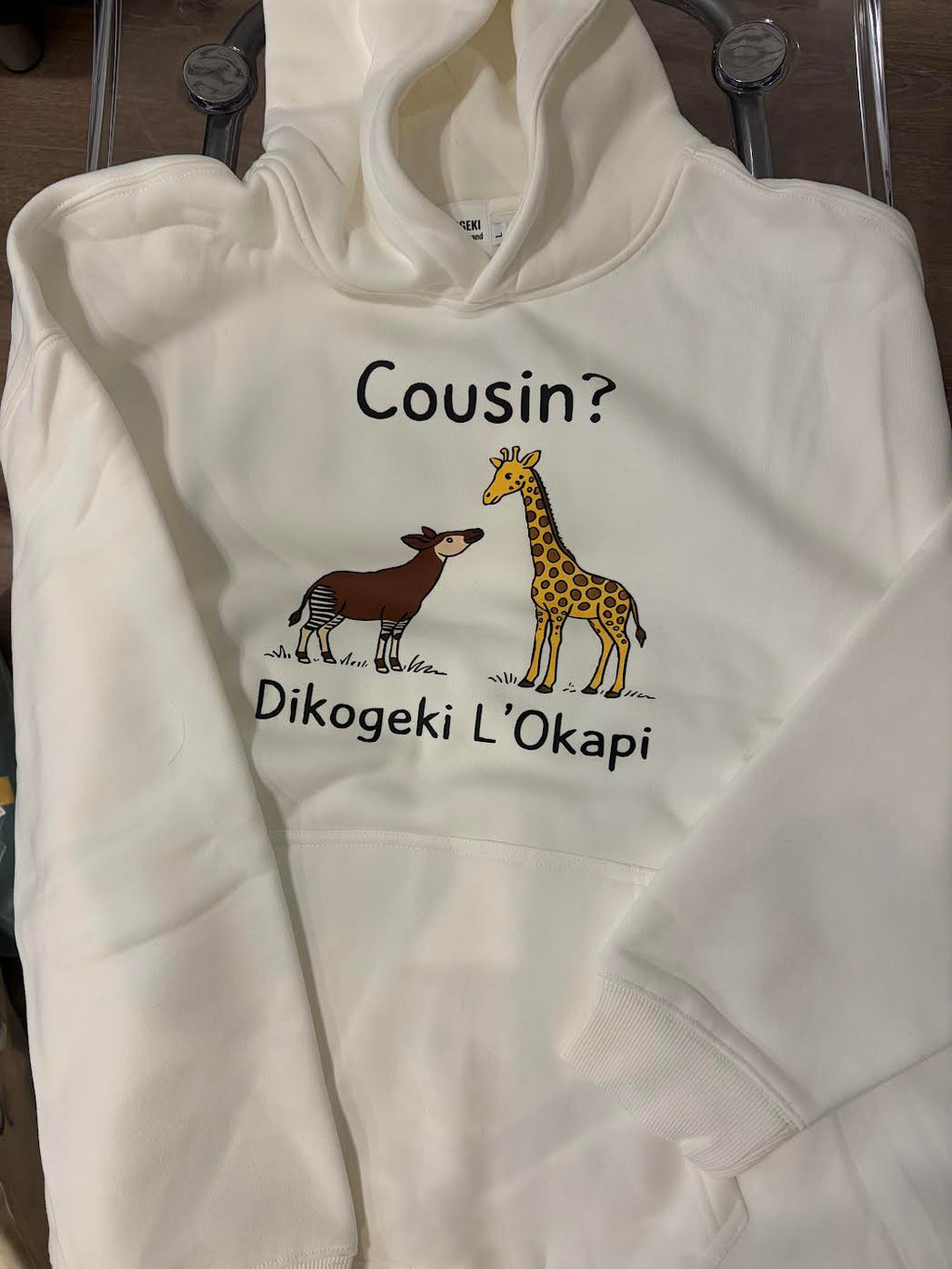 Dikogeki L'Okapi Hoodie Oversize Fleeced Hoodie