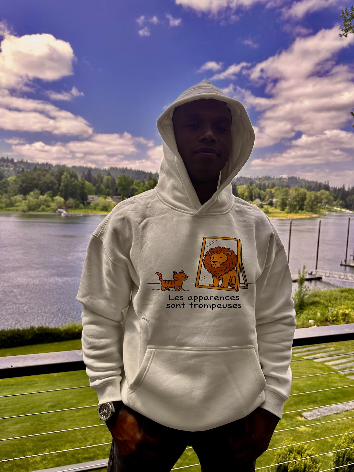 Les apparences sont trompeuses front Hoodie Oversize