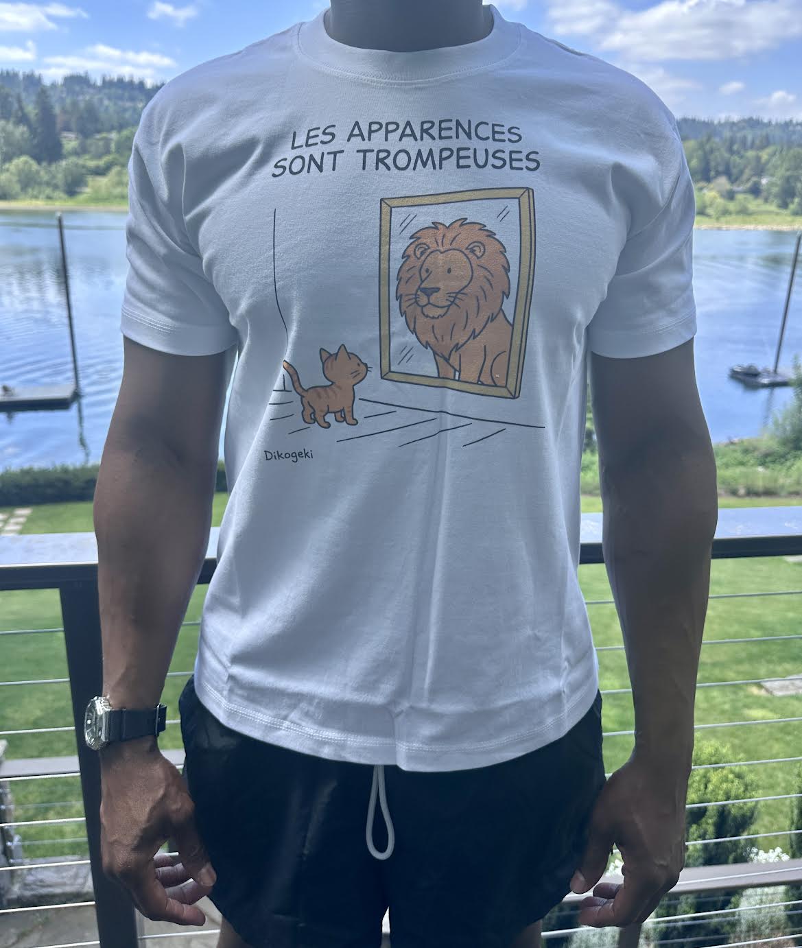 Les apparences sont trompeuses T-shirt Essential Cotton T-Shirt White