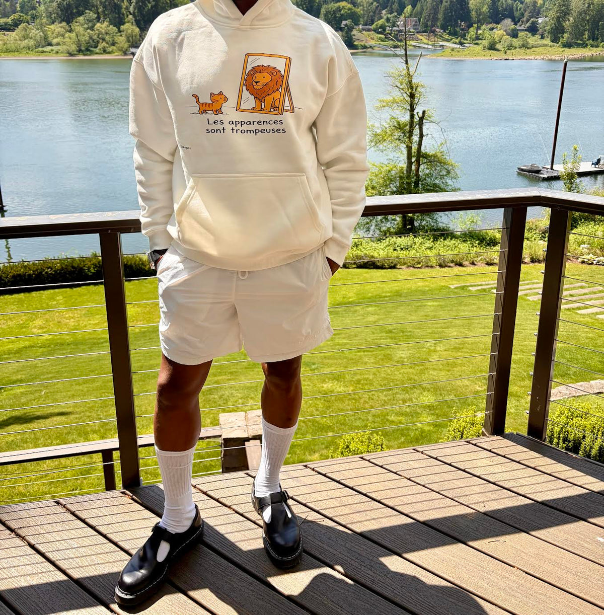 Les apparences sont trompeuses front Hoodie Oversize