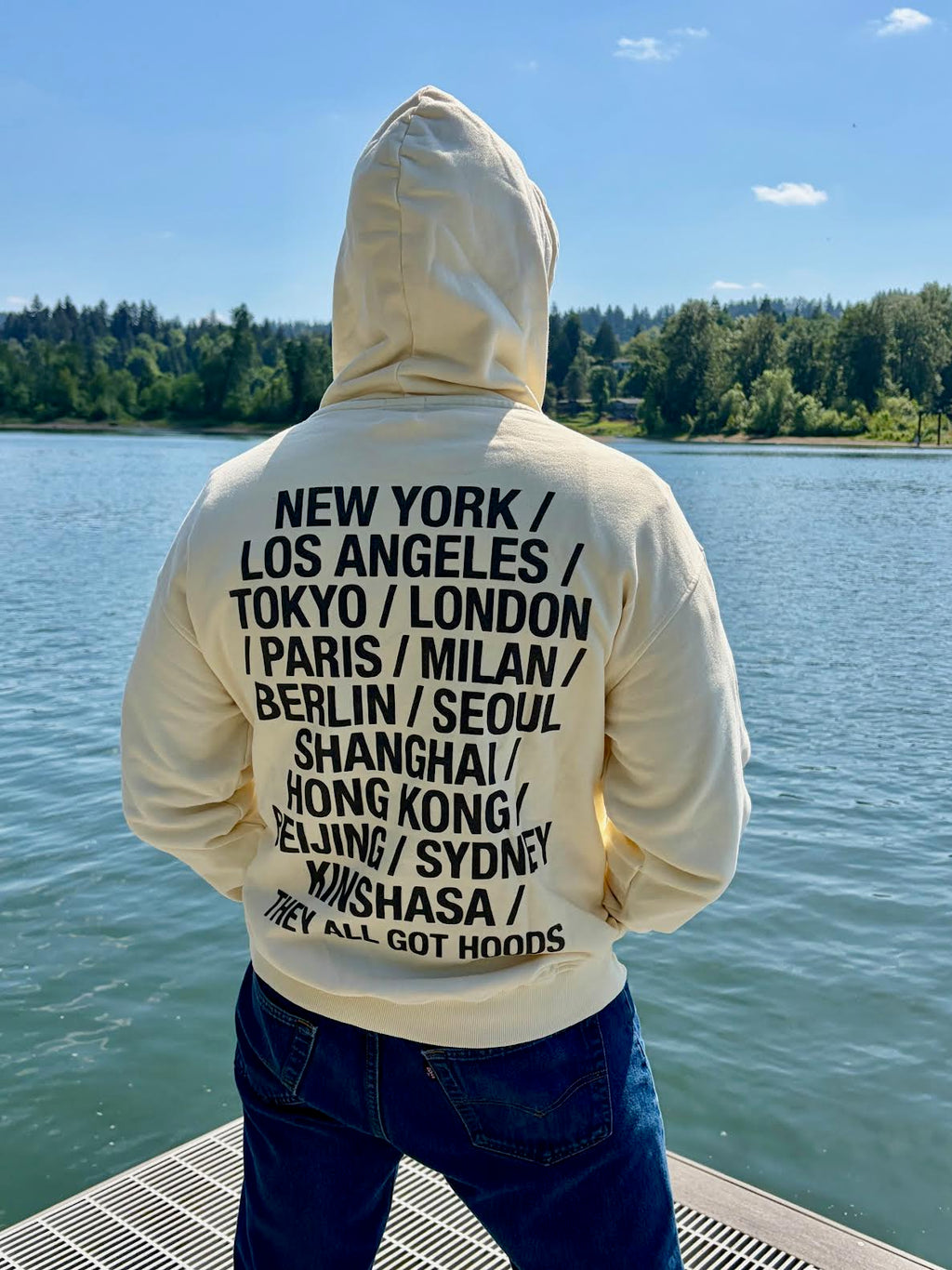 They all got Hoods Hoodie cream Apricot