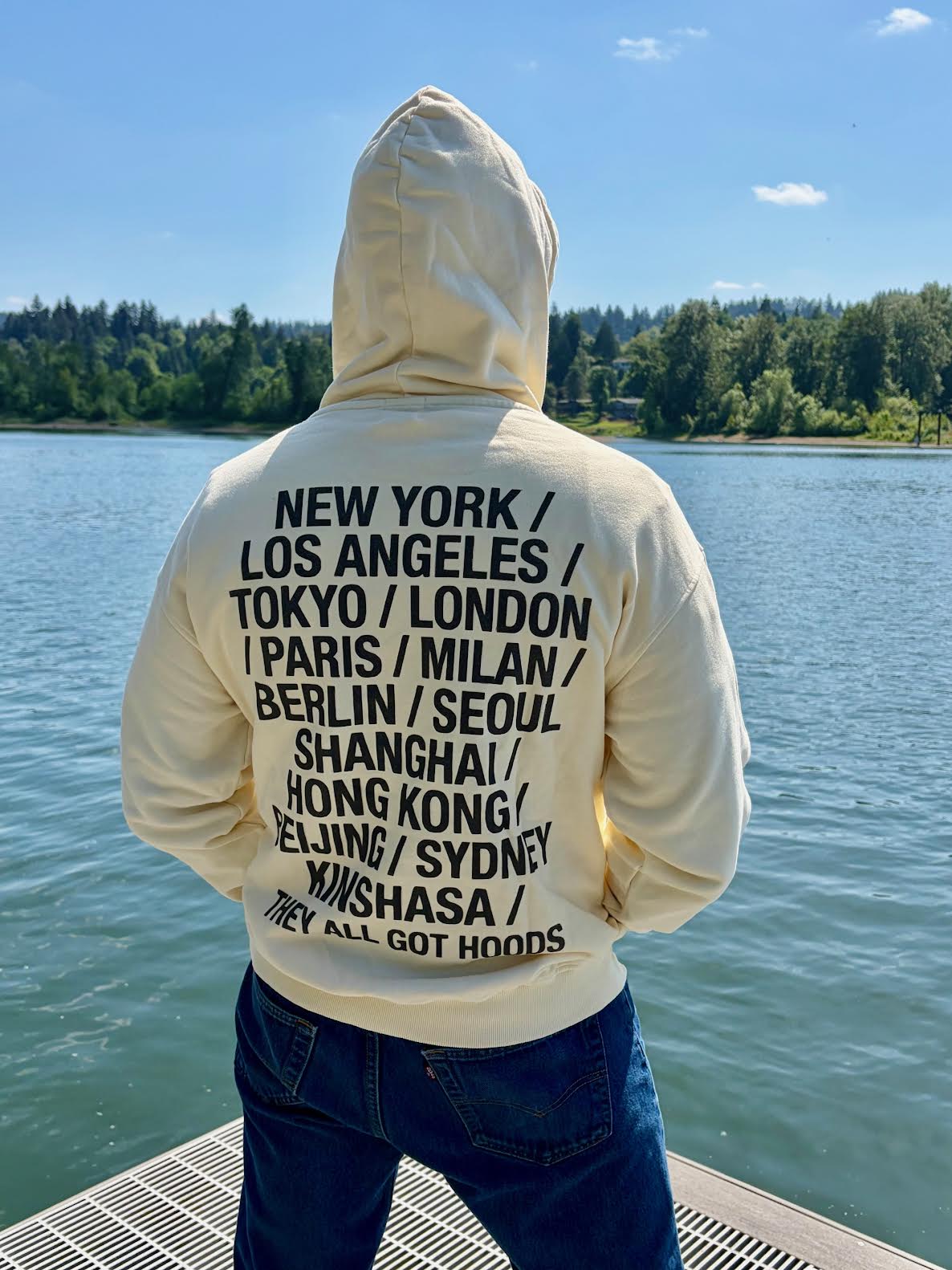 They all got Hoods Hoodie cream Apricot