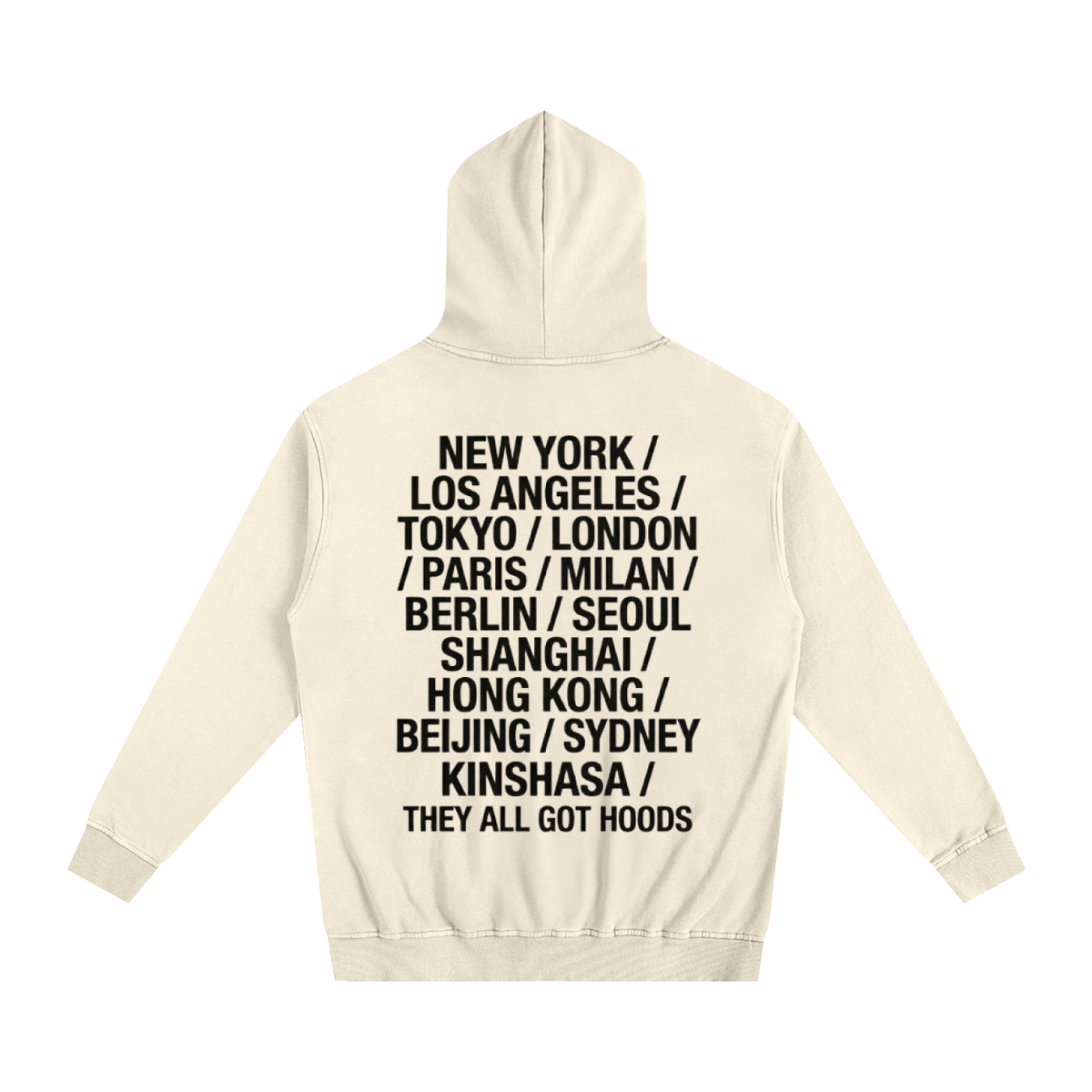 They all got Hoods Hoodie cream Apricot
