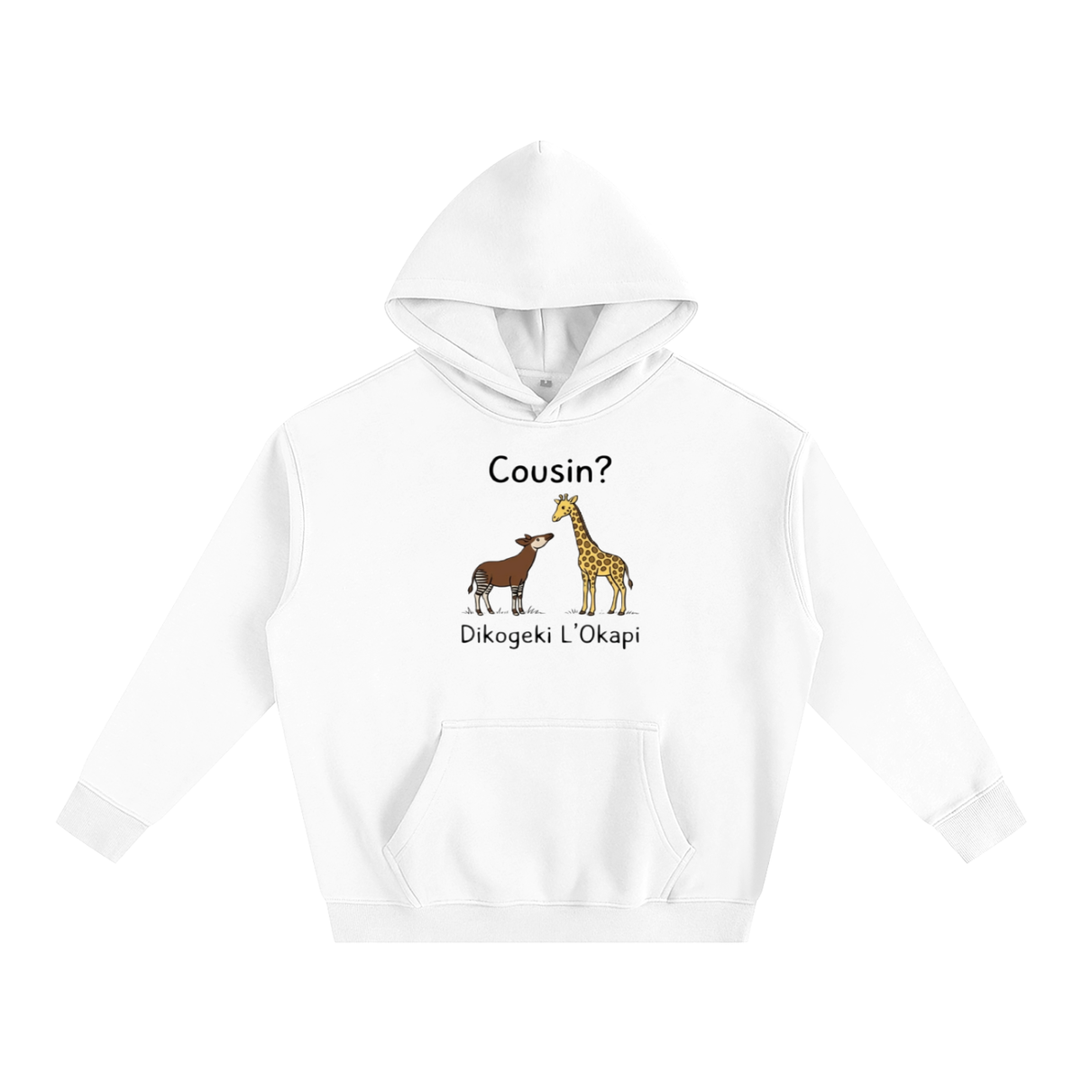 Dikogeki L'Okapi Hoodie Oversize Fleeced Hoodie