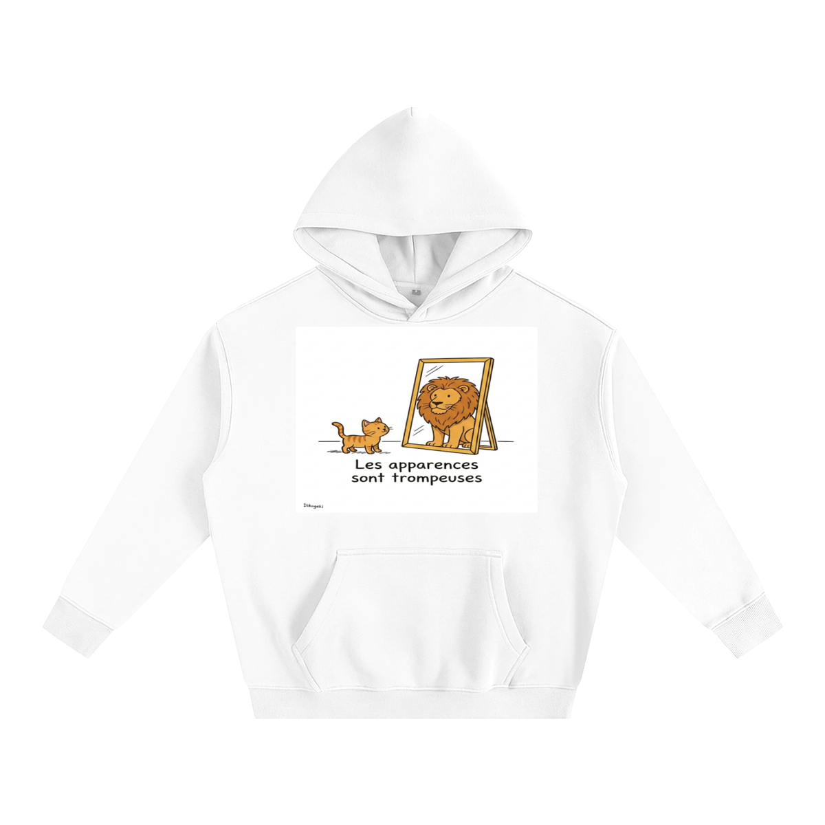 Les apparences sont trompeuses front Hoodie Oversize